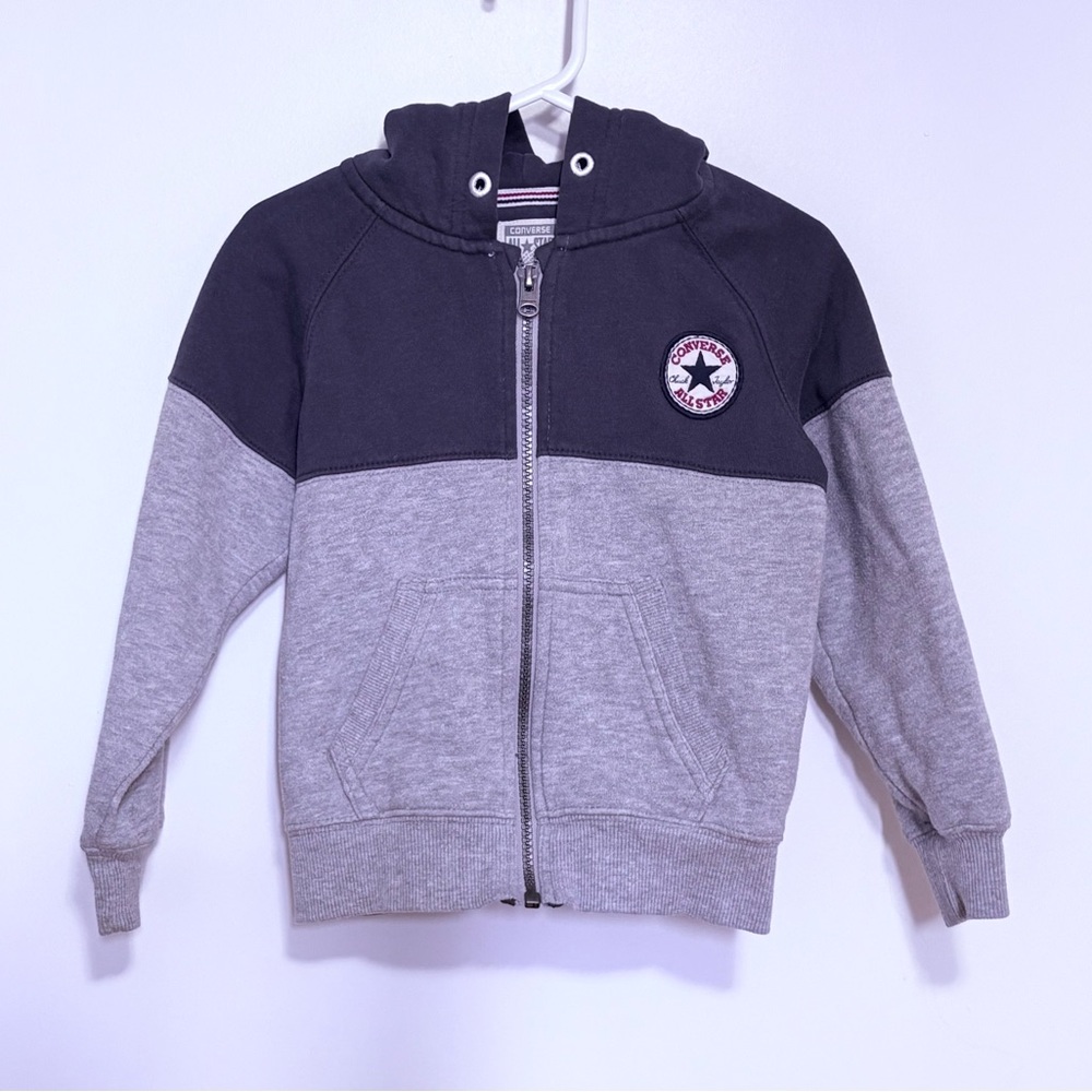 Converse Kids' Hoodie - Navy blue and Gray